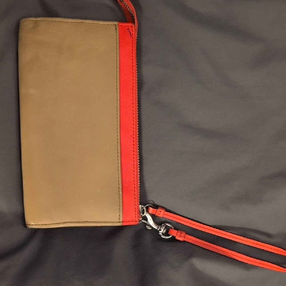 Coach Pink Wristlet Clutch with Wrist Strap - Picture 5 of 10